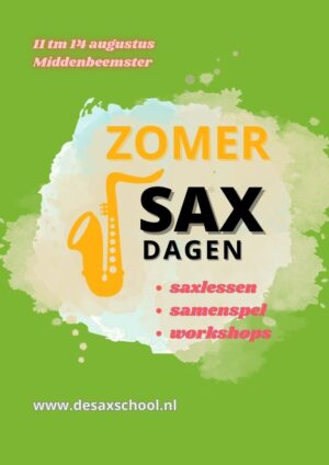Sax-zomerdagen midweek 11-14 augustus 2026