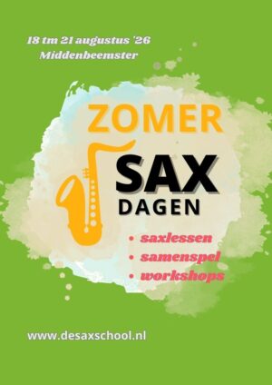 Sax-zomerdagen midweek 18-21 augustus 2026